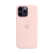 Apple iPhone 14 Pro Max Silicone Case med MagSafe Chalk Pink