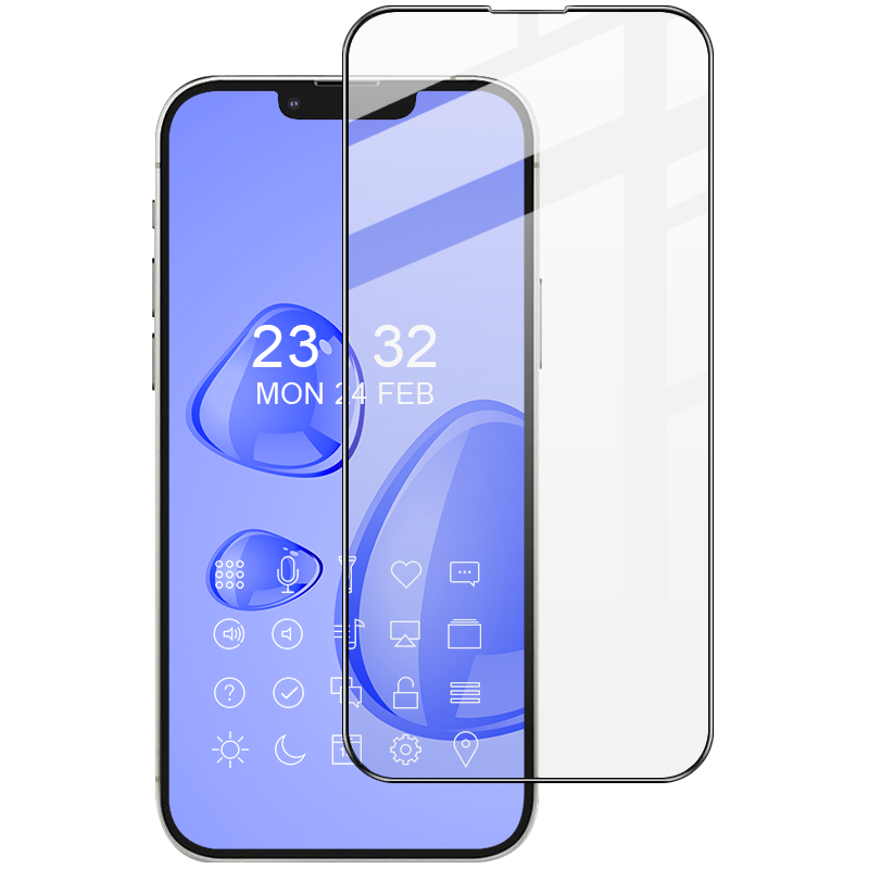 iPhone iPhone 13/13 Pro/14 Premium 3D Hærdet Beskyttelsesglas